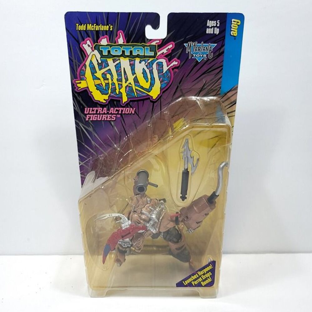 McFarlane Spawn Total Chaos Ultra Action Gore Pirate Harpoon Villain Figure 1996